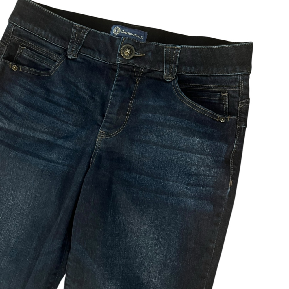 Democracy 10 Ab-solution Dark Wash Denim Jeans Flattering - Picture 3 of 9